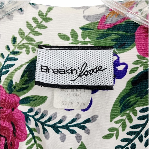 Vintage Floral Blazer by Breakin’ Loose- Made in the USA - Picture 13 of 16